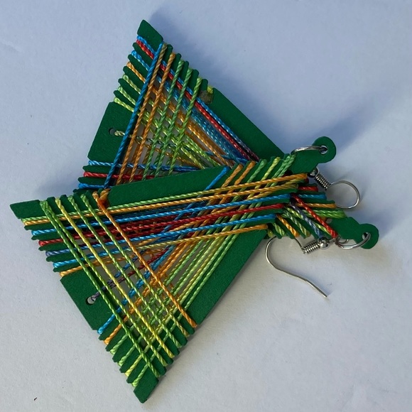 Handcrafted custom designed wooden earrings ✨ Limited Sales Buy 2 get 1 free - Picture 5 of 8